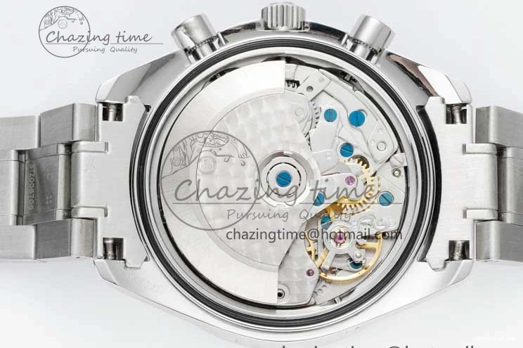 0217 Speedmaster Racing Master SS HKF Best Edition Black Dial on SS Bracelet A Versatile 7810